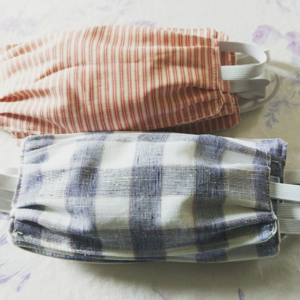 New Lined Washable Cotton Face Masks